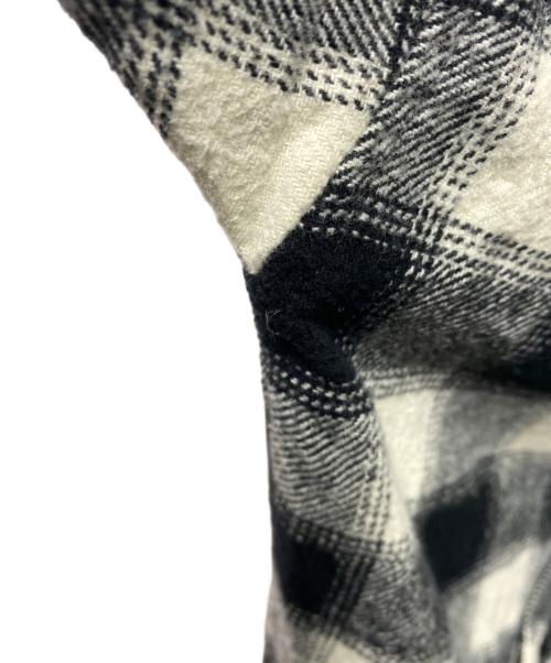 DIESEL（ディーゼル）DIESEL (ディーゼル) D-ANKITAブロックチェックミディシャツドレス ブラック サイズ:36の古着・服飾アイテム