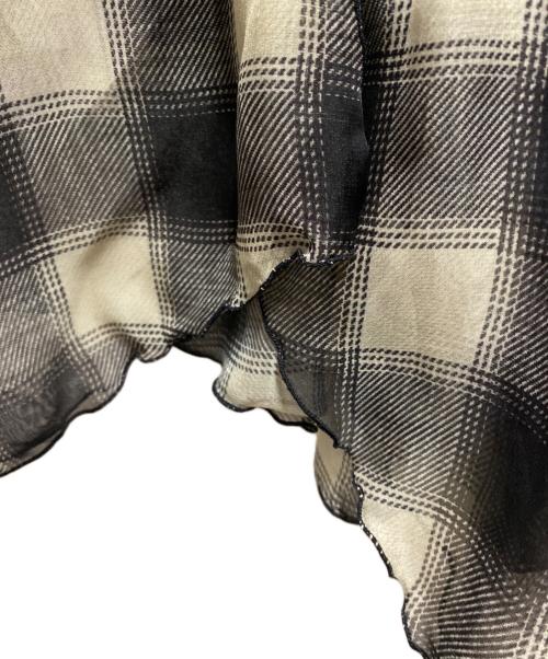 DIESEL（ディーゼル）DIESEL (ディーゼル) D-ANKITAブロックチェックミディシャツドレス ブラック サイズ:36の古着・服飾アイテム