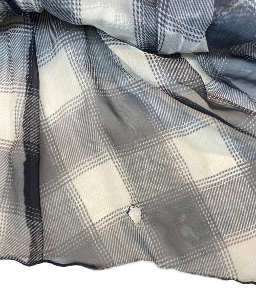 DIESEL（ディーゼル）DIESEL (ディーゼル) D-ANKITAブロックチェックミディシャツドレス ブラック サイズ:36の古着・服飾アイテム