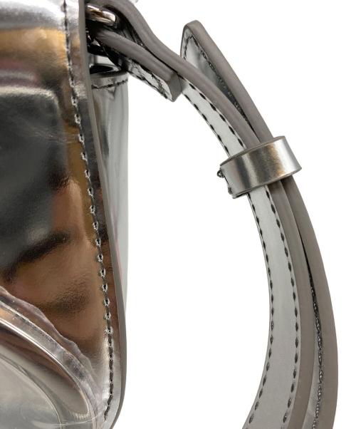 DIESEL（ディーゼル）DIESEL (ディーゼル) 1drレザークロスボディバッグ シルバーの古着・服飾アイテム