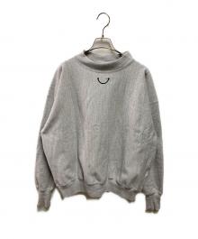 READYMADE（レディメイド）の古着「M-NECK SWT SMILE」｜グレー