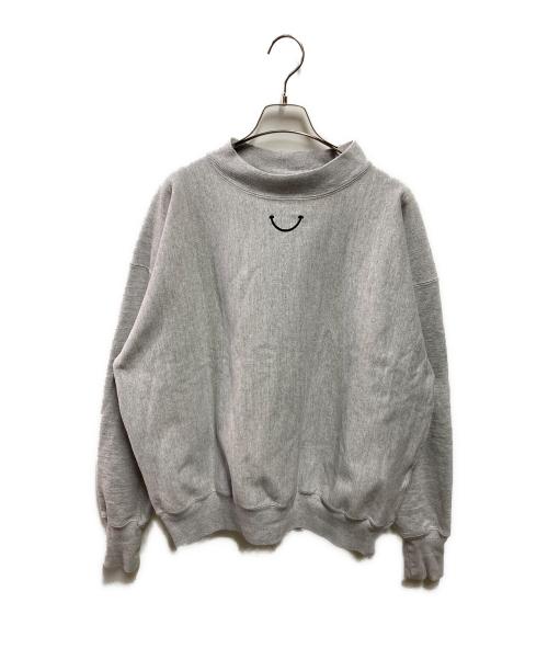 READYMADE（レディメイド）READYMADE (レディメイド) M-NECK SWT SMILE グレー サイズ:Mの古着・服飾アイテム