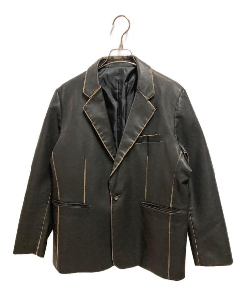 Lui's（ルイス）Lui's (ルイス) エコレザージャケット ブラック サイズ:Ｓの古着・服飾アイテム