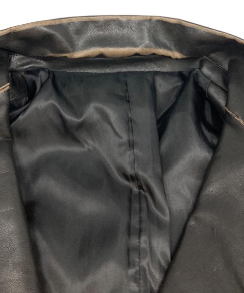 Lui's（ルイス）Lui's (ルイス) エコレザージャケット ブラック サイズ:Ｓの古着・服飾アイテム