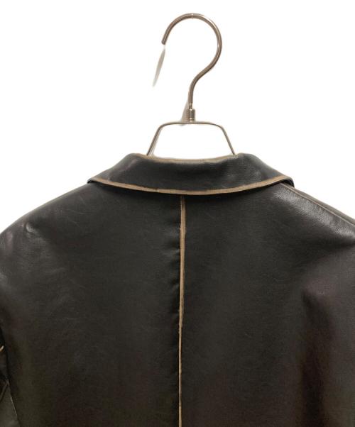 Lui's（ルイス）Lui's (ルイス) エコレザージャケット ブラック サイズ:Ｓの古着・服飾アイテム