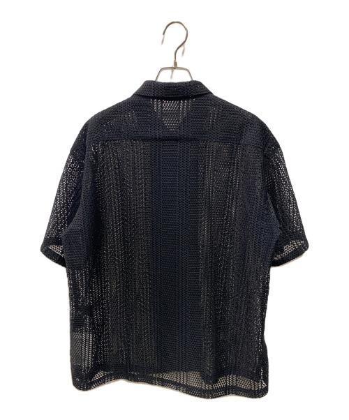 MONKEY TIME（モンキータイム）MONKEY TIME (モンキータイム) ダブルラッセル シャツ ブラック サイズ:Sの古着・服飾アイテム
