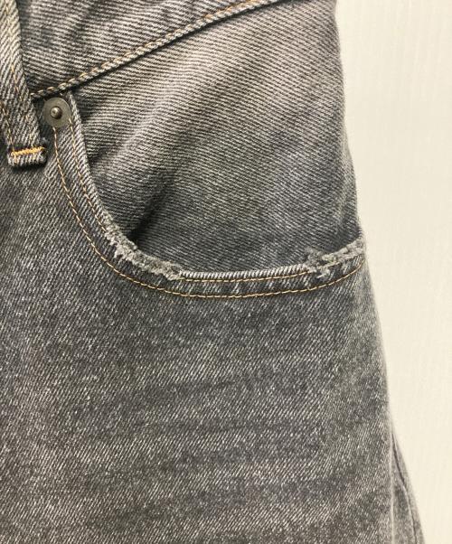 MONKEY TIME（モンキータイム）MONKEY TIME (モンキータイム) オーバーダイ デニム カーブパンツ グレー サイズ:Ｓの古着・服飾アイテム