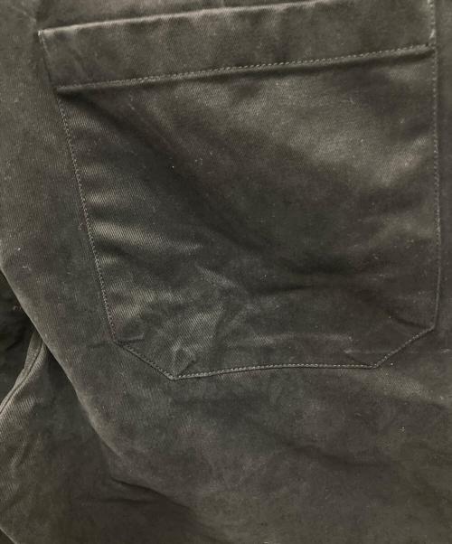 STUDIO NICHOLSON（スタジオ ニコルソン）STUDIO NICHOLSON (スタジオ ニコルソン) PEACHED COTTON TWILL ブラック サイズ:XSの古着・服飾アイテム