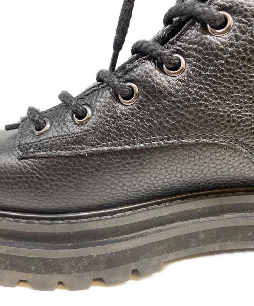 DAIRIKU（ダイリク）DAIRIKU (ダイリク) 24AW Square Toe Fireman Boots ブラック サイズ:27の古着・服飾アイテム