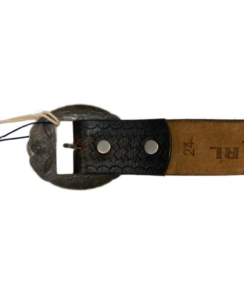 RRL（ダブルアールエル）RRL (ダブルアールエル) スタッズベルト ブラウン サイズ:24の古着・服飾アイテム