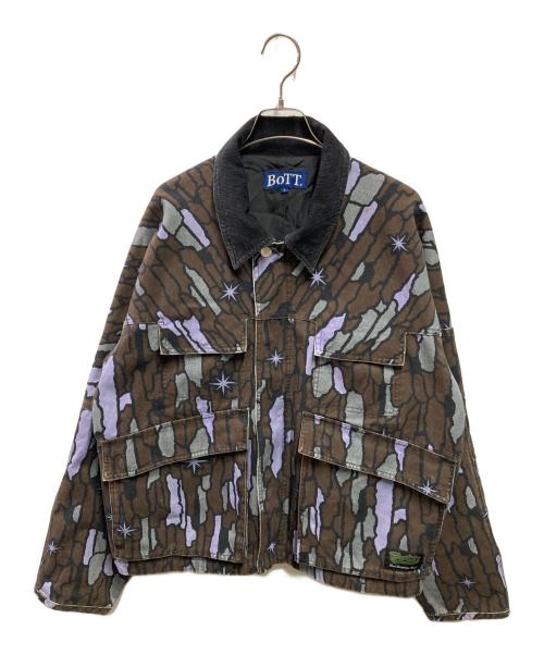 BoTT（ボット）BoTT (ボット) Canvas Work Jacket ブラウン サイズ:Lの古着・服飾アイテム