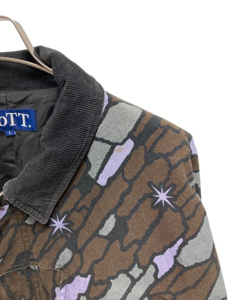 BoTT（ボット）BoTT (ボット) Canvas Work Jacket ブラウン サイズ:Lの古着・服飾アイテム