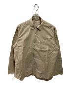 AURALEEオーラリー）の古着「SELVEDGE WEATHER CLOTH SHIRTS」｜ベージュ