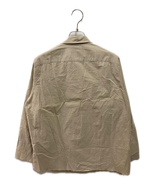 AURALEE（オーラリー）AURALEE (オーラリー) SELVEDGE WEATHER CLOTH SHIRTS ベージュ サイズ:3の古着・服飾アイテム