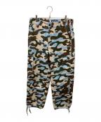 BoTTボット）の古着「Cotton Cargo Pant」｜ブルー×グリーン