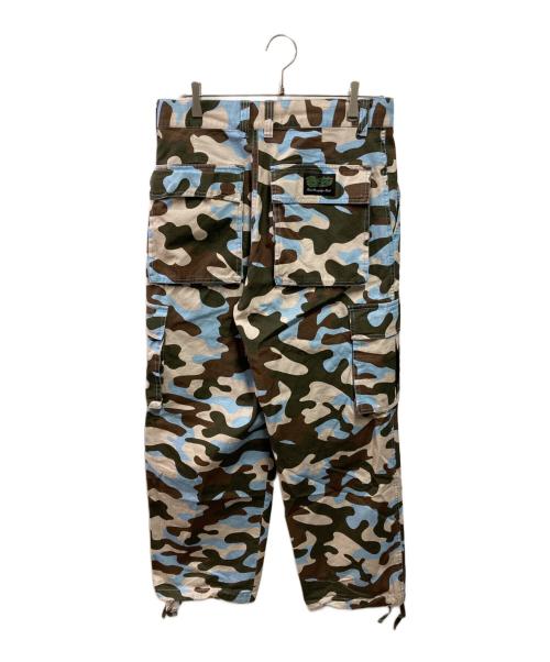 BoTT（ボット）BoTT (ボット) Cotton Cargo Pant ブルー×グリーン サイズ:30の古着・服飾アイテム