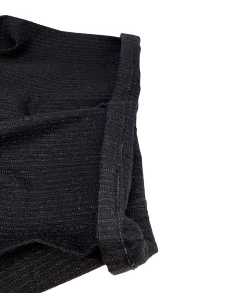 RRL（ダブルアールエル）RRL (ダブルアールエル) ウールストライプバックルパンツ ブラック サイズ:30の古着・服飾アイテム
