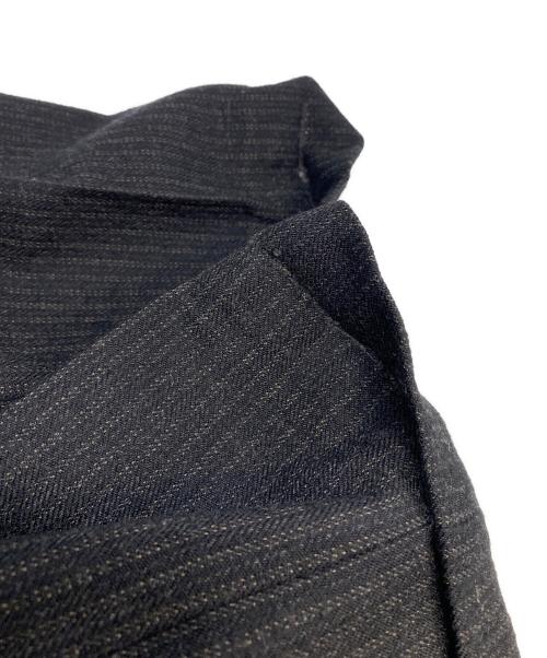 RRL（ダブルアールエル）RRL (ダブルアールエル) ウールストライプバックルパンツ ブラック サイズ:30の古着・服飾アイテム