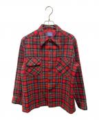 PENDLETONペンドルトン）の古着「70's ボードシャツ」｜レッド