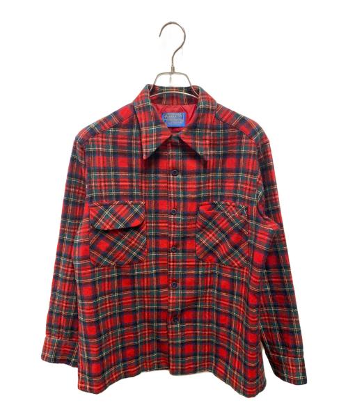 PENDLETON（ペンドルトン）PENDLETON (ペンドルトン) 70's ボードシャツ レッド サイズ:Mの古着・服飾アイテム
