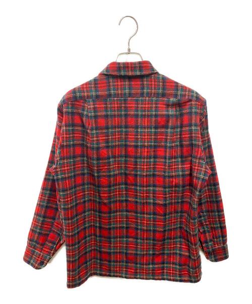 PENDLETON（ペンドルトン）PENDLETON (ペンドルトン) 70's ボードシャツ レッド サイズ:Mの古着・服飾アイテム
