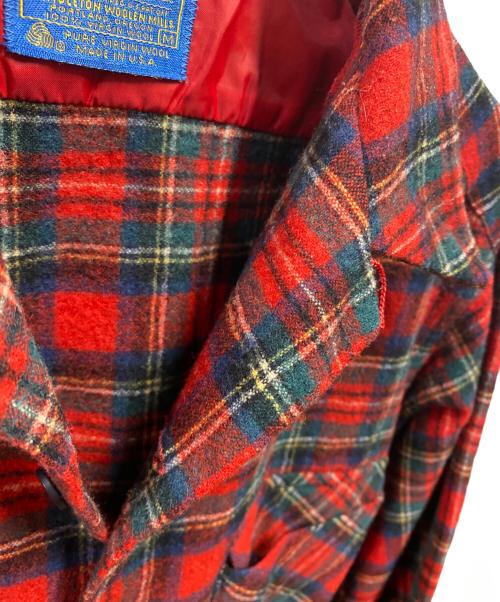PENDLETON（ペンドルトン）PENDLETON (ペンドルトン) 70's ボードシャツ レッド サイズ:Mの古着・服飾アイテム