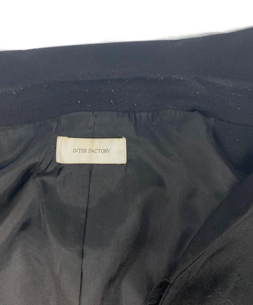 INTER FACTORY（インター ファクトリー）INTER FACTORY (インター ファクトリー) ジャケット ブラック サイズ:サイズ詳細参照の古着・服飾アイテム