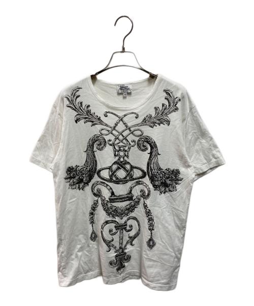Vivienne Westwood（ヴィヴィアンウエストウッド）Vivienne Westwood (ヴィヴィアンウエストウッド) Tシャツ ホワイト サイズ:44の古着・服飾アイテム