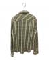 RRL (ダブルアールエル) Slim Fit Plaid Twill Western Shirt グリーン サイズ:Ｍ：14000円