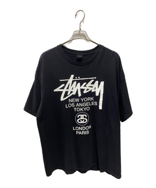 stussy（ステューシー）stussy (ステューシー) Tシャツ ブラック サイズ:XXLの古着・服飾アイテム