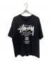 stussy（ステューシー）の古着「Tシャツ」｜ブラック