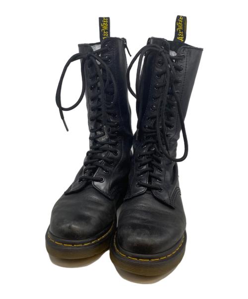 Dr.Martens（ドクターマーチン）Dr.Martens (ドクターマーチン) 14ホールブーツ ブラック サイズ: UK4の古着・服飾アイテム
