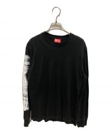 DIESEL（ディーゼル）の古着「Tシャツ」｜ブラック