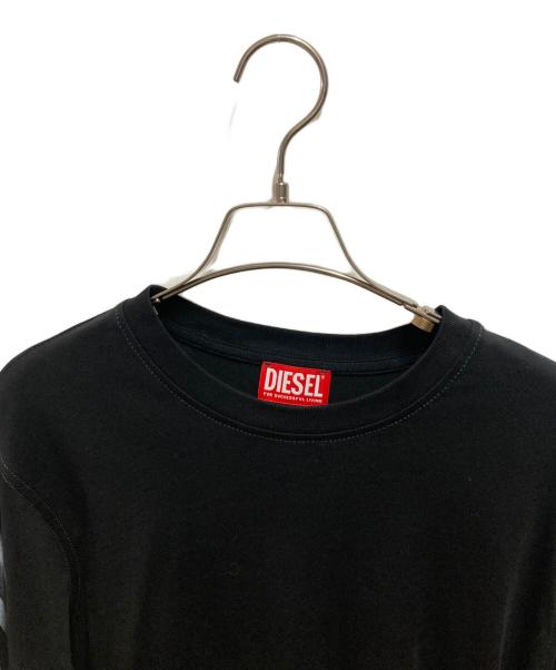 DIESEL（ディーゼル）DIESEL (ディーゼル) Tシャツ ブラック サイズ:Ｍの古着・服飾アイテム