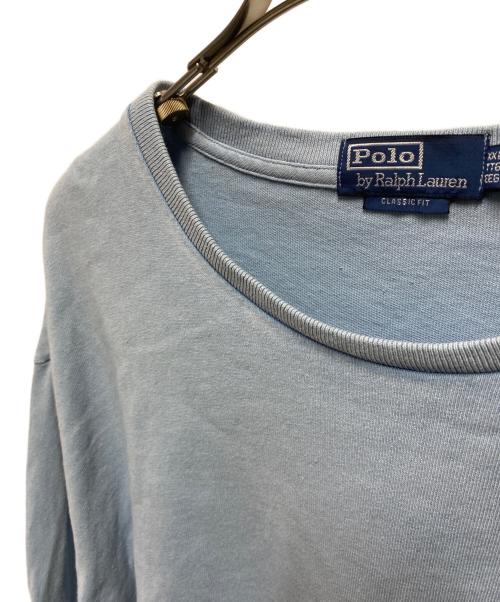 POLO RALPH LAUREN（ポロ・ラルフローレン）POLO RALPH LAUREN (ポロ・ラルフローレン) ポロベア刺繍Tシャツ ブルー サイズ:ＸＸＬの古着・服飾アイテム