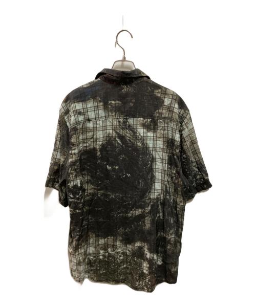DIESEL（ディーゼル）DIESEL (ディーゼル) S-Umbe-Ssl-Globe Shirt ブラウン サイズ:48の古着・服飾アイテム