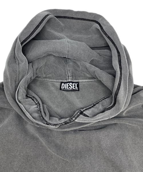 DIESEL（ディーゼル）DIESEL (ディーゼル) T-WAHOOD-E1プルオーバーパーカー ブラック サイズ:ＸＳの古着・服飾アイテム