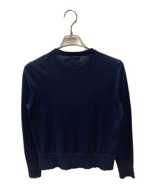 POLO RALPH LAUREN（ポロ・ラルフローレン）POLO RALPH LAUREN (ポロ・ラルフローレン) 丸襟カーディガン ネイビー サイズ:Ｓの古着・服飾アイテム