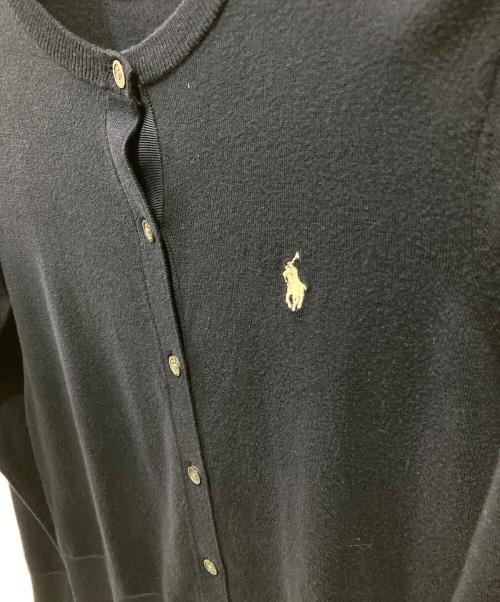 POLO RALPH LAUREN（ポロ・ラルフローレン）POLO RALPH LAUREN (ポロ・ラルフローレン) 丸襟カーディガン ネイビー サイズ:Ｓの古着・服飾アイテム