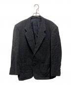 COMME des GARCONS HOMMEコムデギャルソン オム）の古着「千鳥柄2Bジャケット」｜ブラック