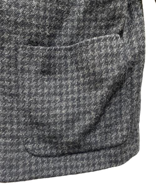 COMME des GARCONS HOMME（コムデギャルソン オム）COMME des GARCONS HOMME (コムデギャルソン オム) 千鳥柄2Bジャケット ブラック サイズ:Sの古着・服飾アイテム
