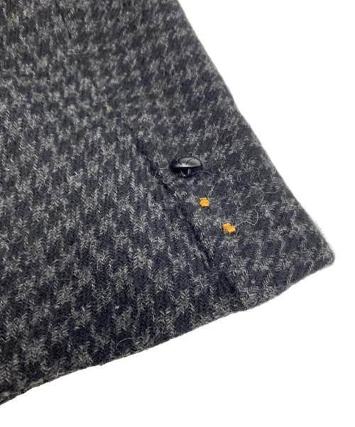 COMME des GARCONS HOMME（コムデギャルソン オム）COMME des GARCONS HOMME (コムデギャルソン オム) 千鳥柄2Bジャケット ブラック サイズ:Sの古着・服飾アイテム