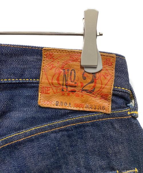 EVISU（エヴィス）EVISU (エヴィス) №2 ビッグカモメデニムパンツ インディゴ サイズ:32×35の古着・服飾アイテム