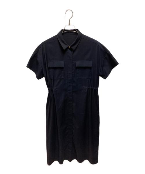 SOEJU（ソージュ）SOEJU (ソージュ) ロングシャツワンピース ネイビー サイズ:Freeの古着・服飾アイテム