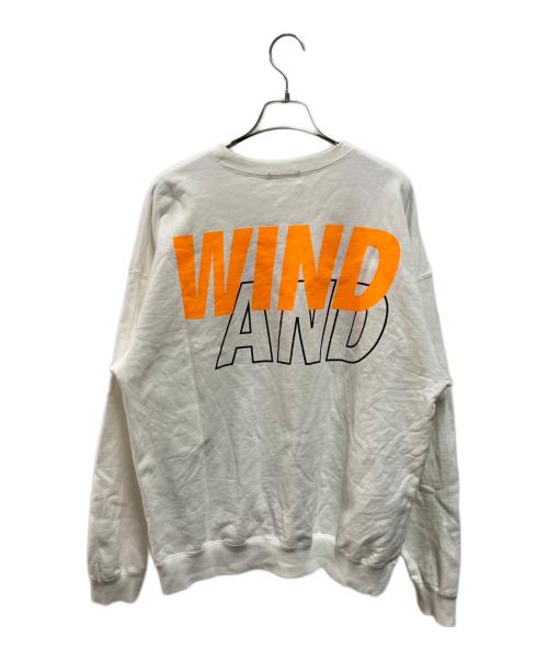 WIND AND SEA（ウィンダンシー）WIND AND SEA (ウィンダンシー) プリントスウェット ホワイト サイズ:Ｍの古着・服飾アイテム