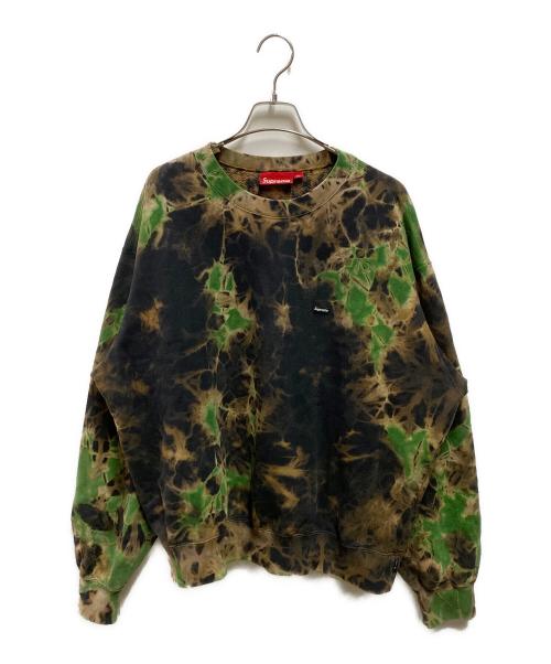SUPREME（シュプリーム）SUPREME (シュプリーム) 25FW Small Box Crewneck Tiedye ブラウン サイズ:Ｍの古着・服飾アイテム