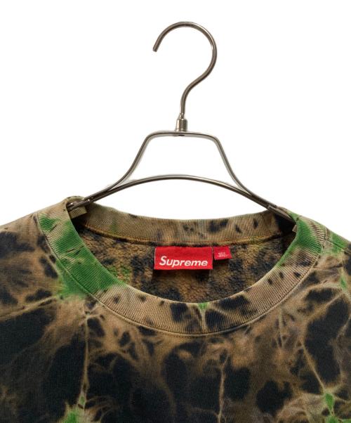 SUPREME（シュプリーム）SUPREME (シュプリーム) 25FW Small Box Crewneck Tiedye ブラウン サイズ:Ｍの古着・服飾アイテム