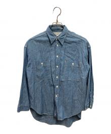 Americana（アメリカーナ）の古着「シャンブレーシャツ」｜インディゴ