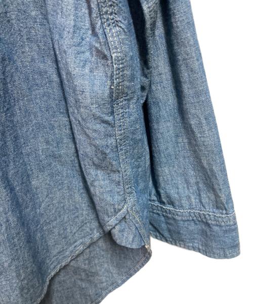 Americana（アメリカーナ）Americana (アメリカーナ) シャンブレーシャツ インディゴ サイズ:サイズ詳細参照の古着・服飾アイテム