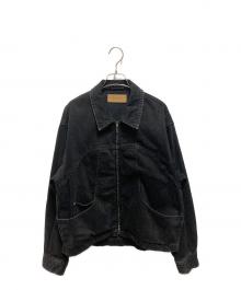 PUBLIC TOKYO（パブリックトウキョウ）の古着「PUBLIC DENIM BLOUSON」｜ブラック
